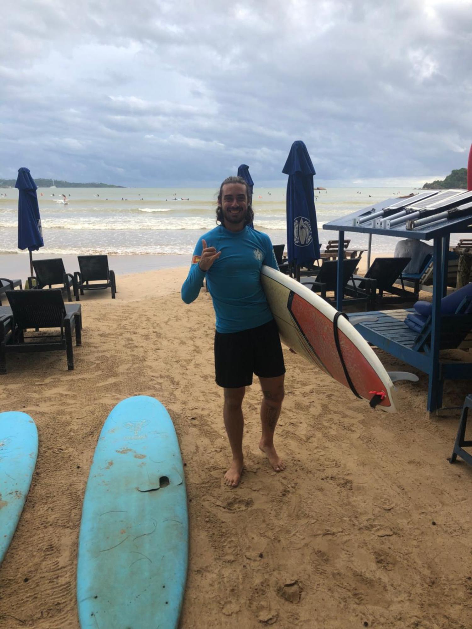 Beach Break Surf Hostel Weligama Luaran gambar